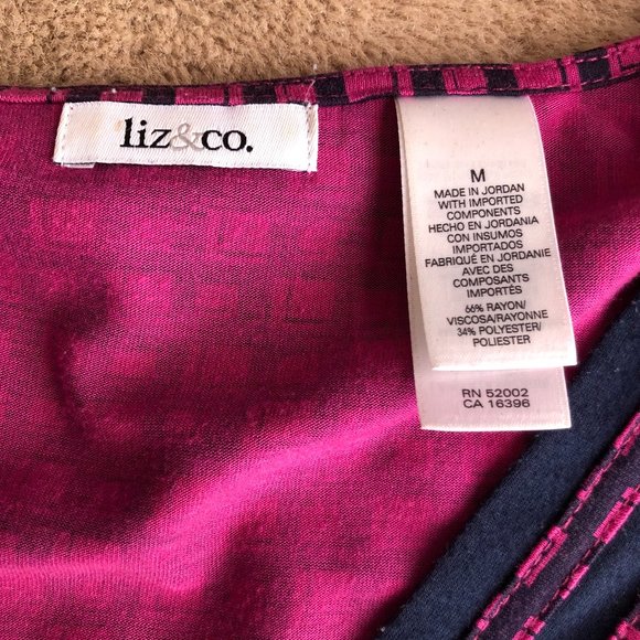 2/$15 Liz & Co Long-Sleeved Top - Picture 4 of 4